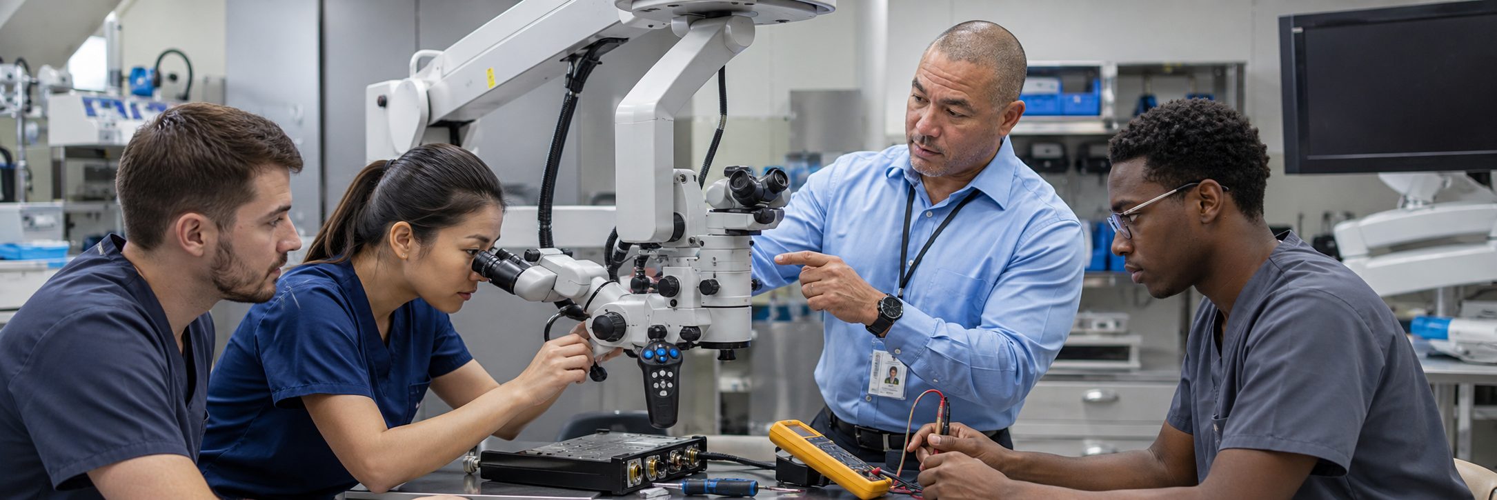 Patient monitor calibration and infusion pump testing in an MRI imaging suite
