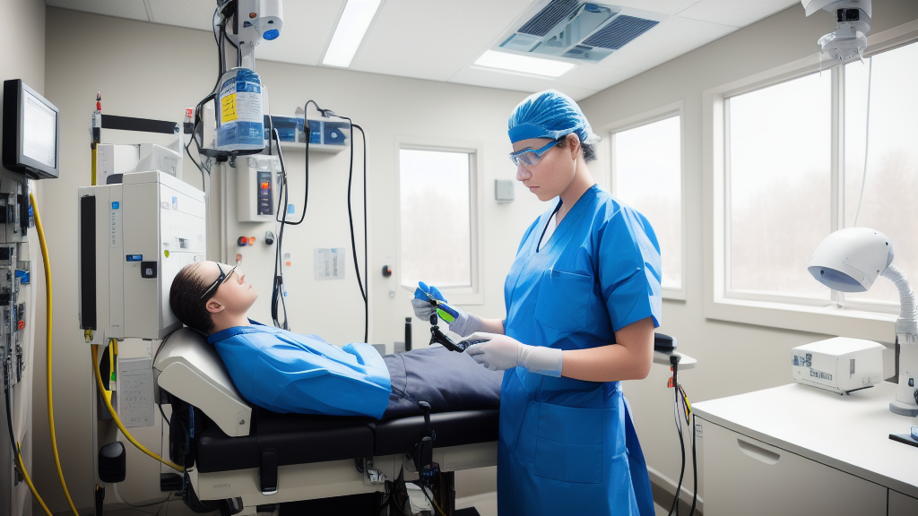 Isolated power system and line isolation monitor testing in a Nevada surgery center